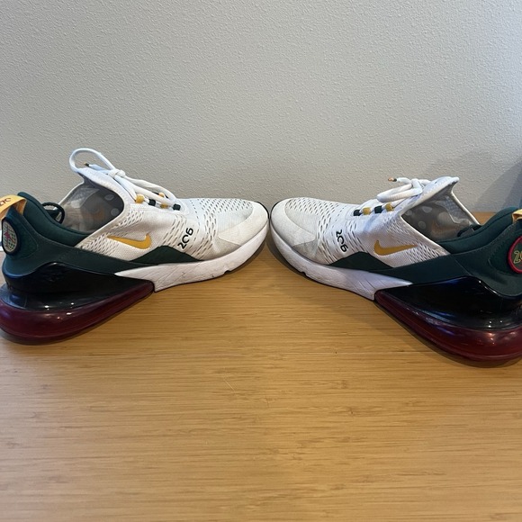 Nike Air Max 270 Seattle Super Sonics Home Men's Size 12.5 CD7786-100 - Picture 7 of 11